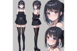 かわいい女の子の設定資料風なイラスト集ver2 - 5